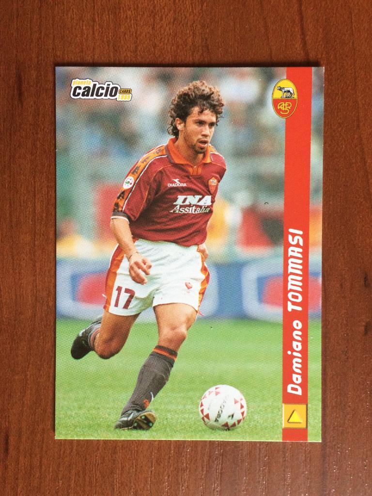 Карточка Damiano Tommasi Roma серия DS Pianeta Calcio 1998-1999 № 165