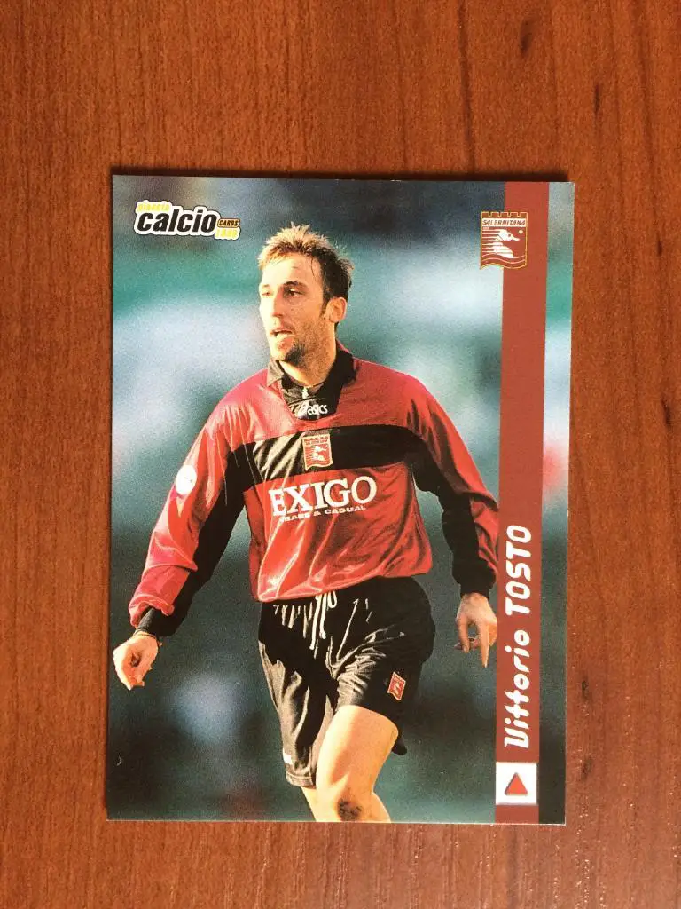 Карточка Vittorio Tosto Salernitana серия DS Pianeta Calcio 1998-1999 № 172