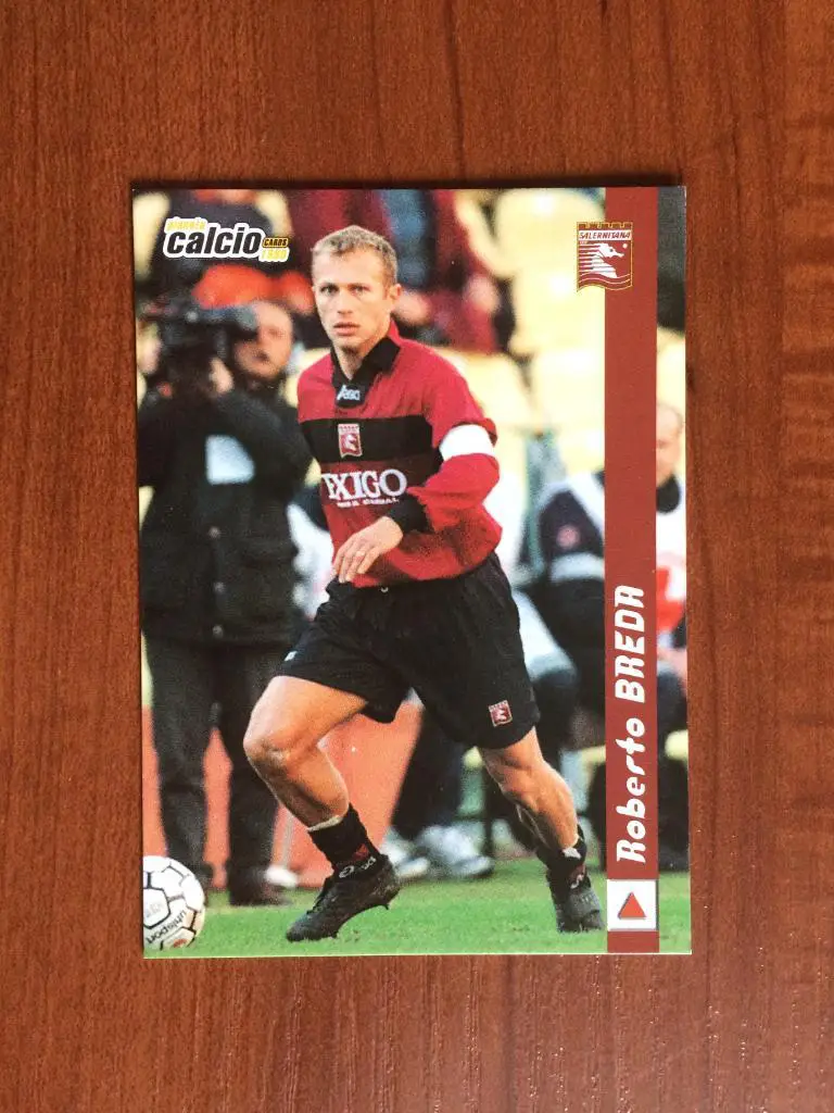 Карточка Roberto Breda Salernitana серия DS Pianeta Calcio 1998-1999 № 177