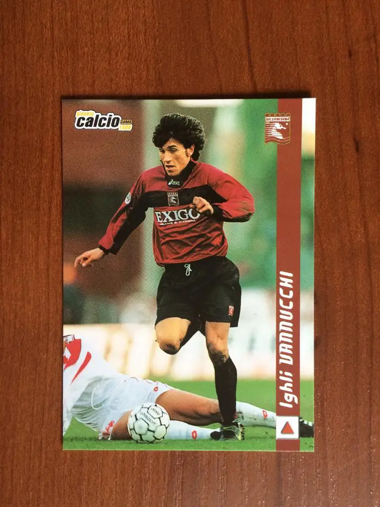 Карточка Igli Vannucchi Salernitana серия DS Pianeta Calcio 1998-1999 № 178