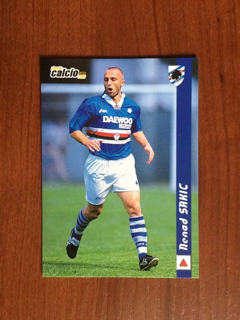 Карточка Nenad Sakic Sampdoria серия DS Pianeta Calcio 1998-1999 № 187
