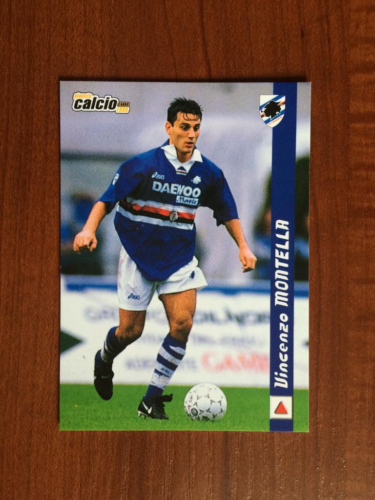Карточка Vincenzo Montella Sampdoria серия DS Pianeta Calcio 1998-1999 № 193