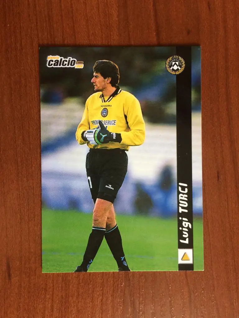 Карточка Luigi Turci Udinese серия DS Pianeta Calcio 1998-1999 № 195