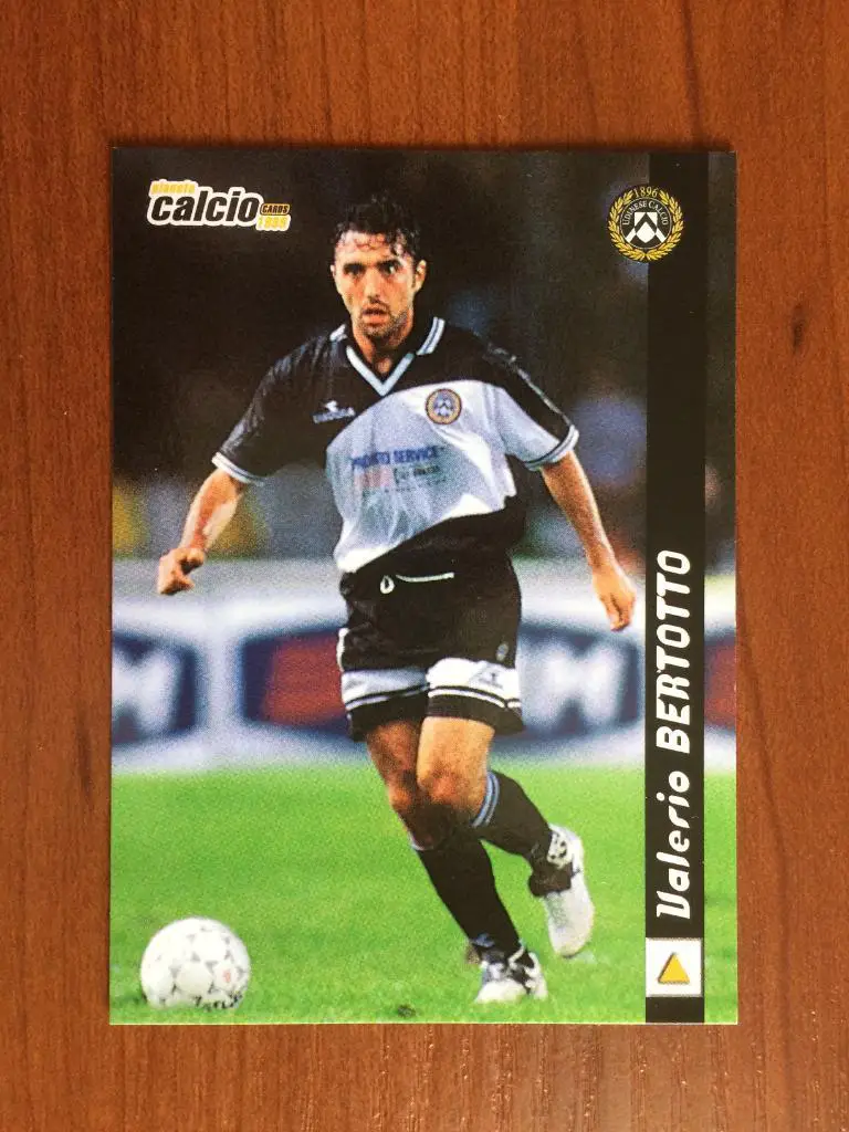 Карточка Valerio Bertotto Udinese серия DS Pianeta Calcio 1998-1999 № 196