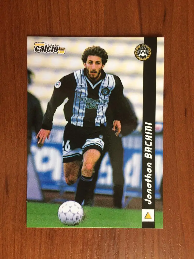 Карточка Jonathan Bachini Udinese серия DS Pianeta Calcio 1998-1999 № 202