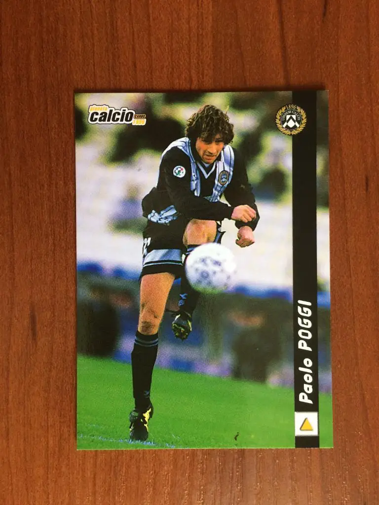 Карточка Paolo Poggi Udinese серия DS Pianeta Calcio 1998-1999 № 205
