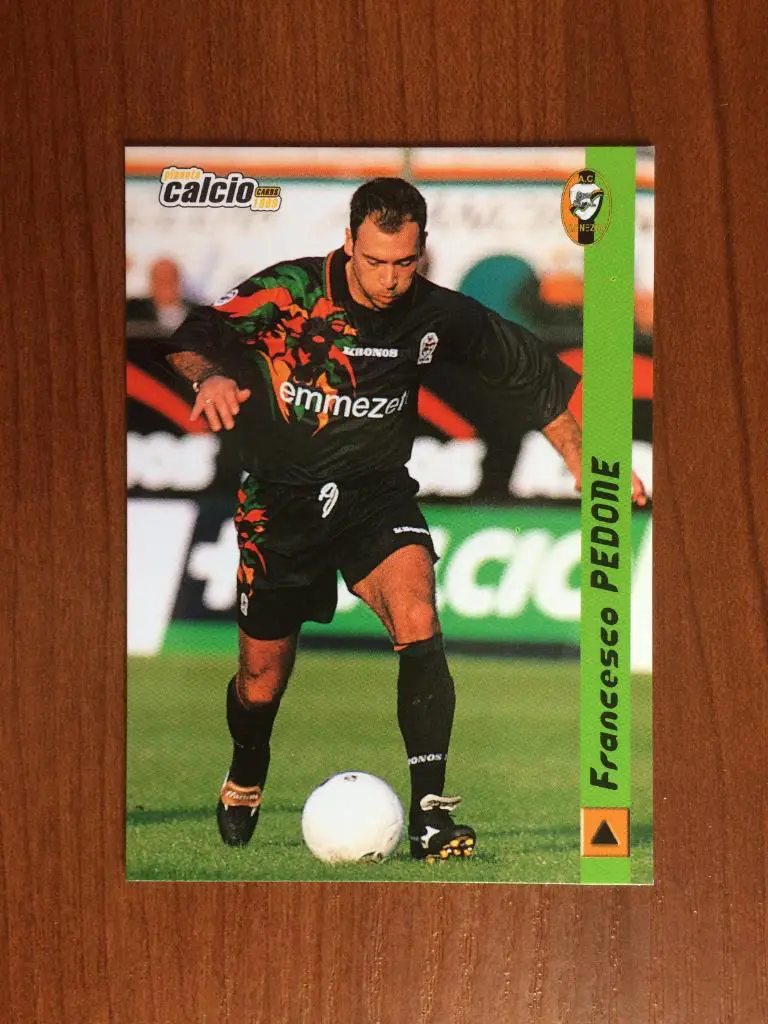 Карточка Francesco Pedone Venezia серия DS Pianeta Calcio 1998-1999 № 212
