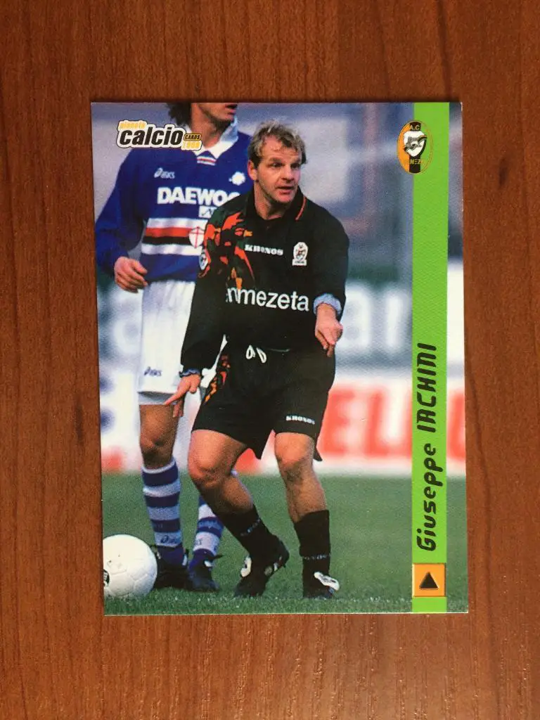 Карточка Giuseppe Iachini Venezia серия DS Pianeta Calcio 1998-1999 № 213