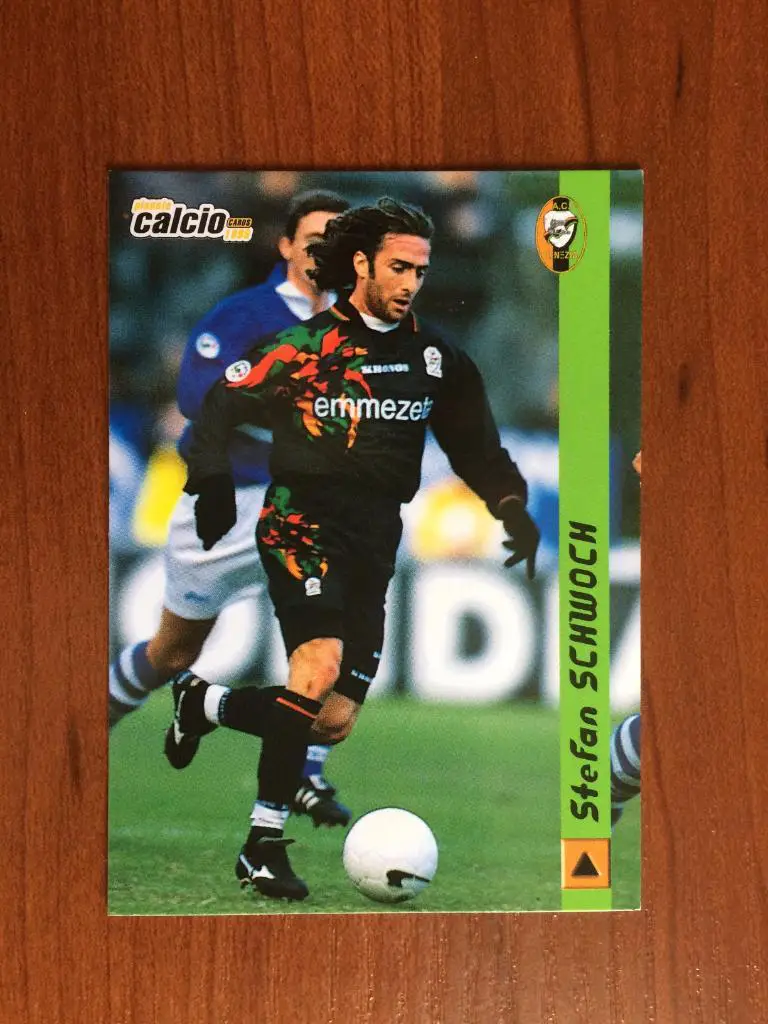 Карточка Stefan Schwoch Venezia серия DS Pianeta Calcio 1998-1999 № 216