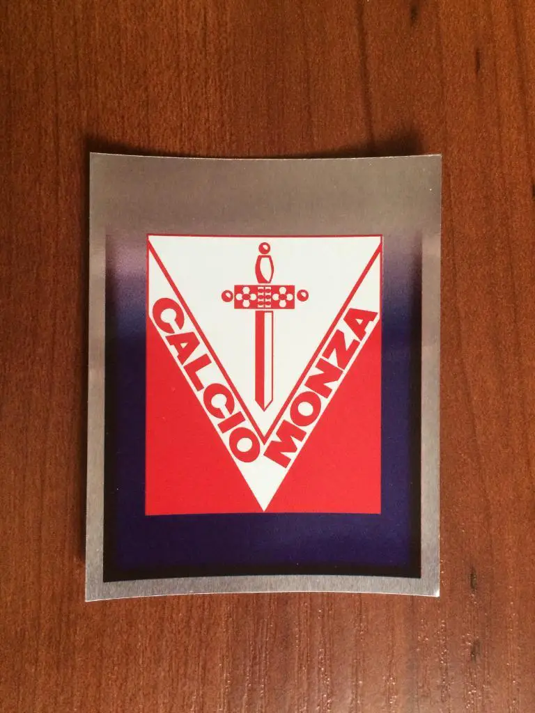 Наклейка MERLIN Итальянский Футбол 1997-1998 Monza emblem № 481