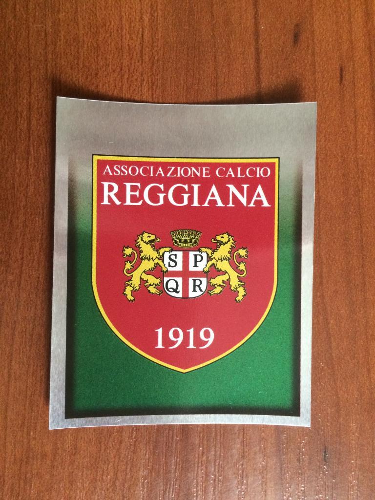Наклейка MERLIN Итальянский Футбол 1997-1998 Reggiana emblem № 521