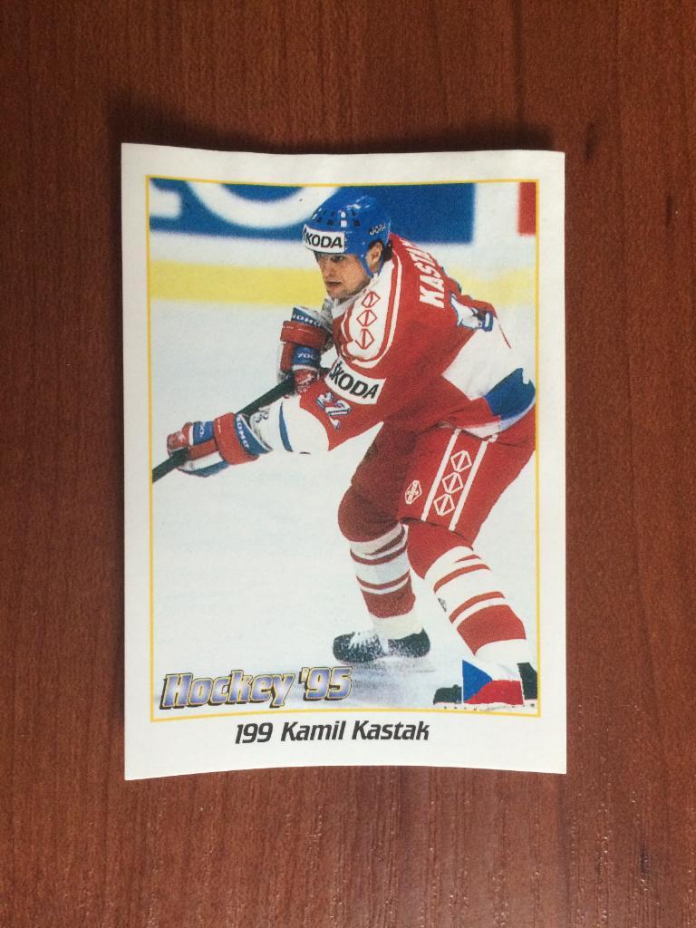 Наклейка Panini Hockey’95 World Championship Kamil Kastak № 199
