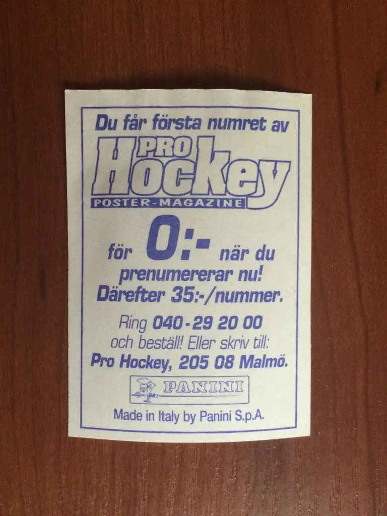 Наклейка Panini Hockey’95 World Championship Jeffrey Lazaro № 230 1