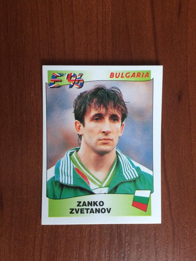 Наклейка PANINI Чемпионат Европы 1996 Zanko Zvetanov № 143