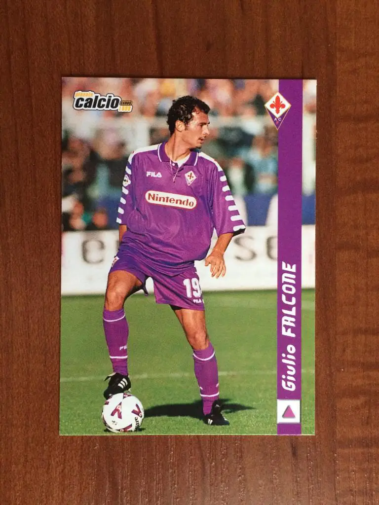 Карточка Giulio Falcone Fiorentina серия DS Pianeta Calcio 1998-1999 № 52