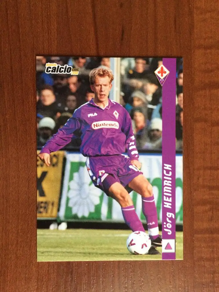 Карточка Jorg Heinrich Fiorentina серия DS Pianeta Calcio 1998-1999 № 54