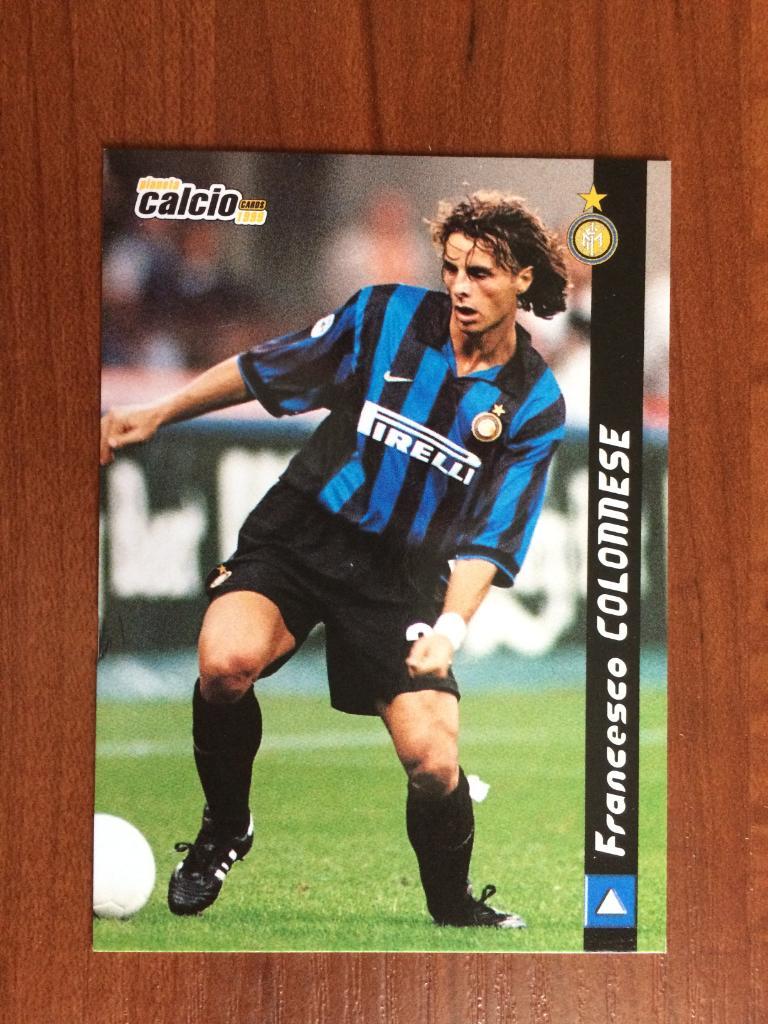 Карточка Francesco Colonnese Inter серия DS Pianeta Calcio 1998-1999 № 65