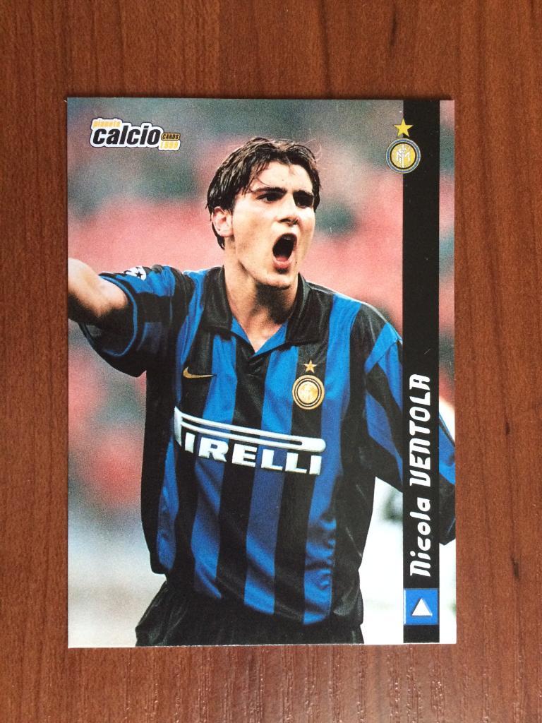 Карточка Nicola Ventola Inter серия DS Pianeta Calcio 1998-1999 № 75