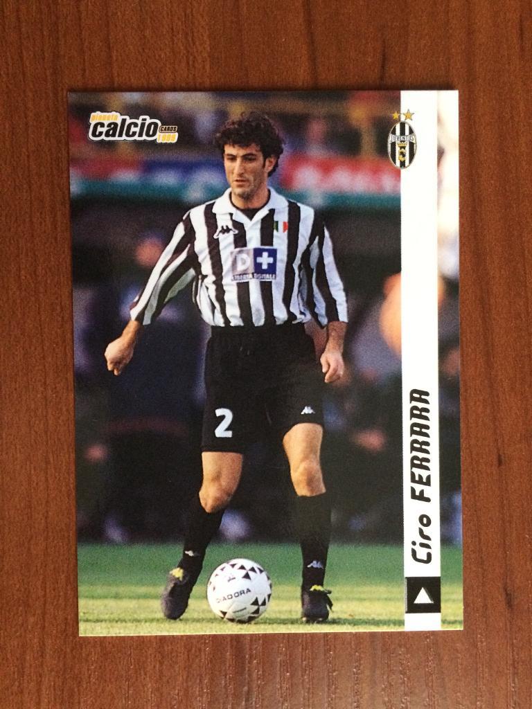 Карточка Ciro Ferrara Juventus серия DS Pianeta Calcio 1998-1999 № 78