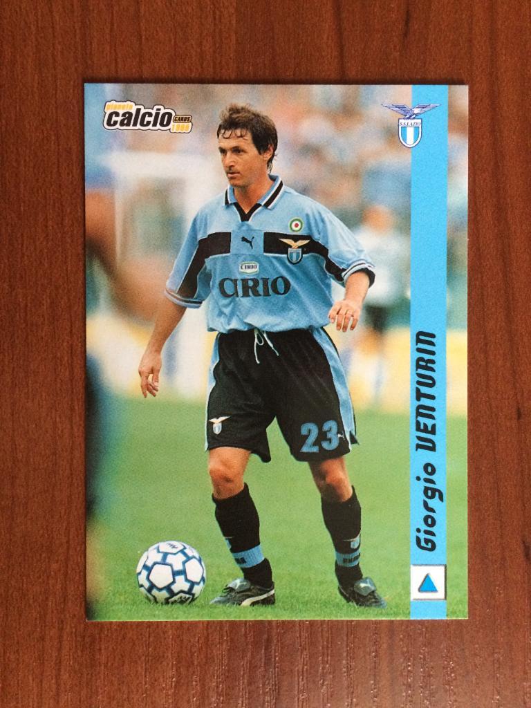 Карточка Giorgio Venturin Lazio серия DS Pianeta Calcio 1998-1999 № 97