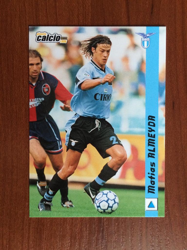 Карточка Matias Almeyda Lazio серия DS Pianeta Calcio 1998-1999 № 98