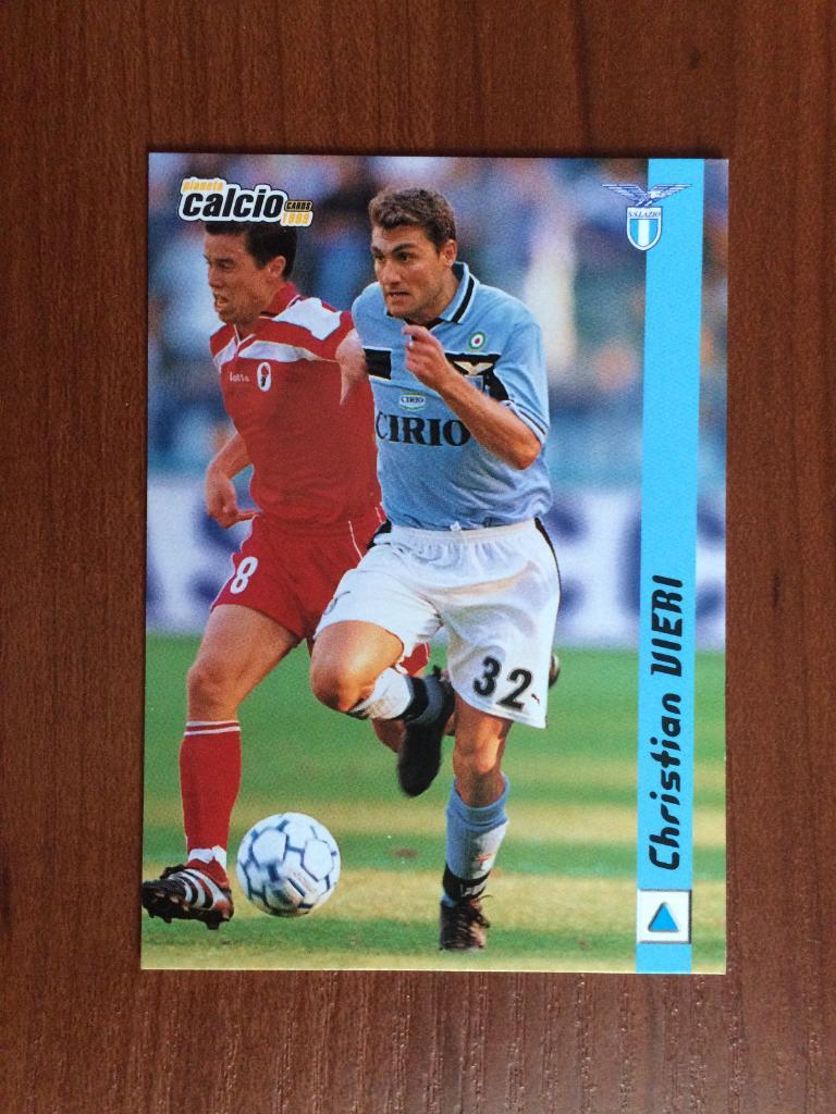 Карточка Christian Vieri Lazio серия DS Pianeta Calcio 1998-1999 № 103
