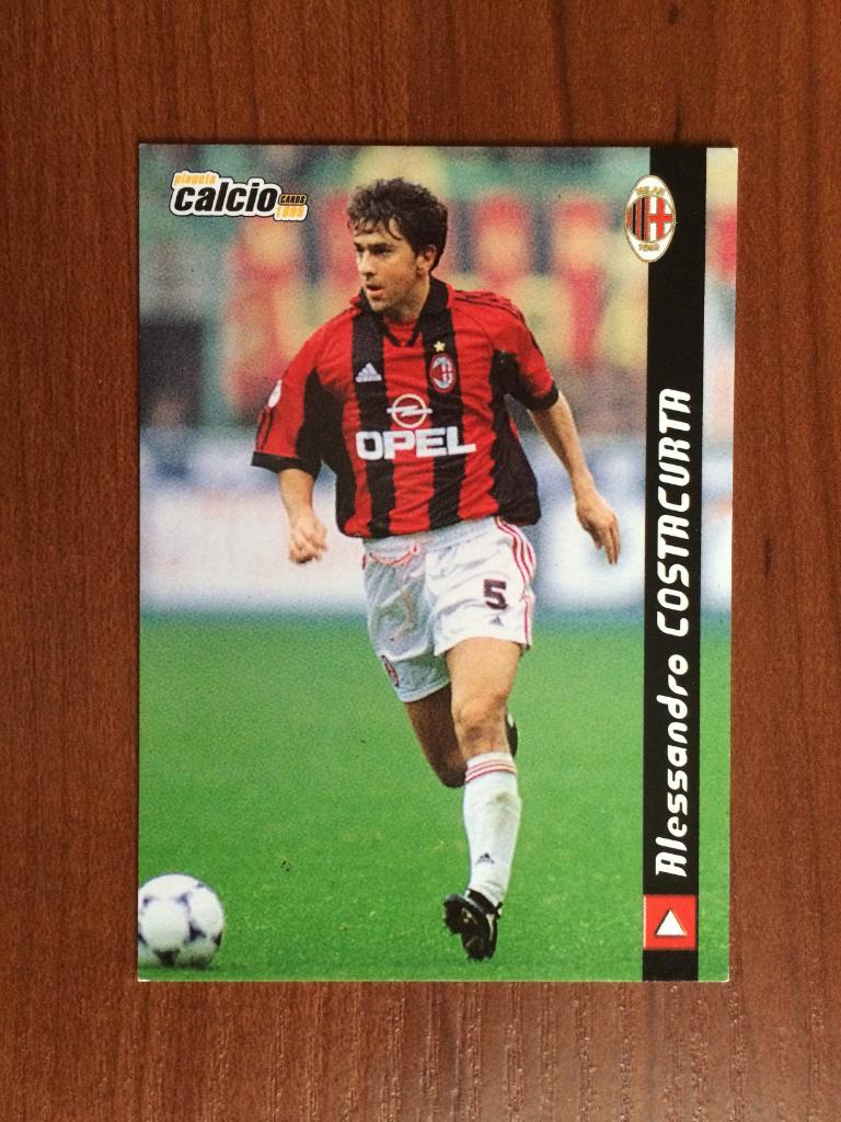 Карточка Alessandro Costacurta Milan серия DS Pianeta Calcio 1998-1999 № 110
