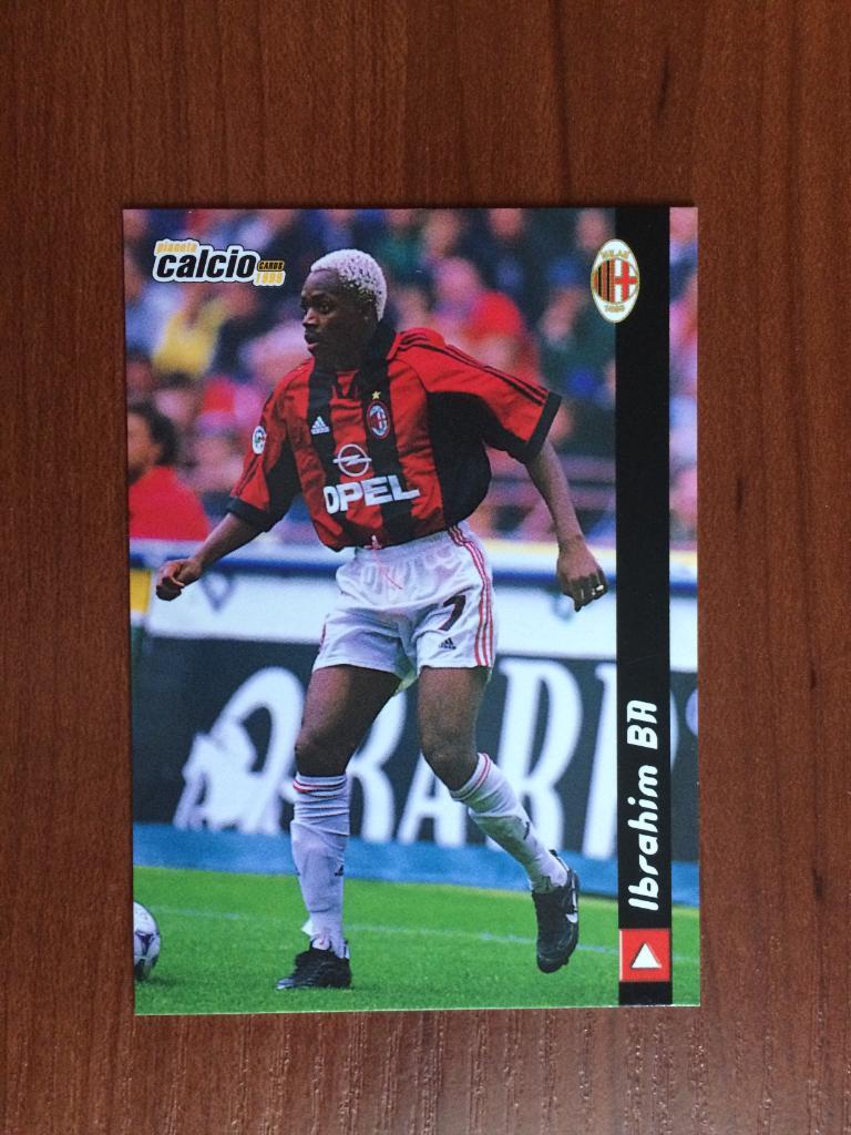 Карточка Ibrahim Ba Milan серия DS Pianeta Calcio 1998-1999 № 114