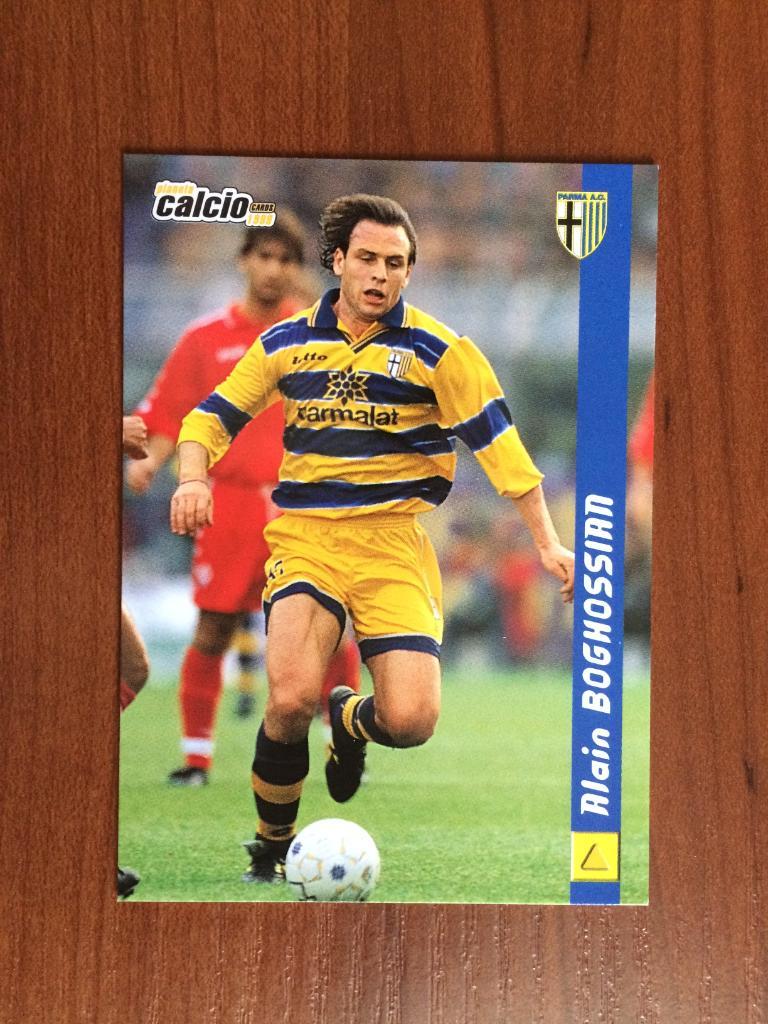 Карточка Alain Boghossian Parma серия DS Pianeta Calcio 1998-1999 № 126