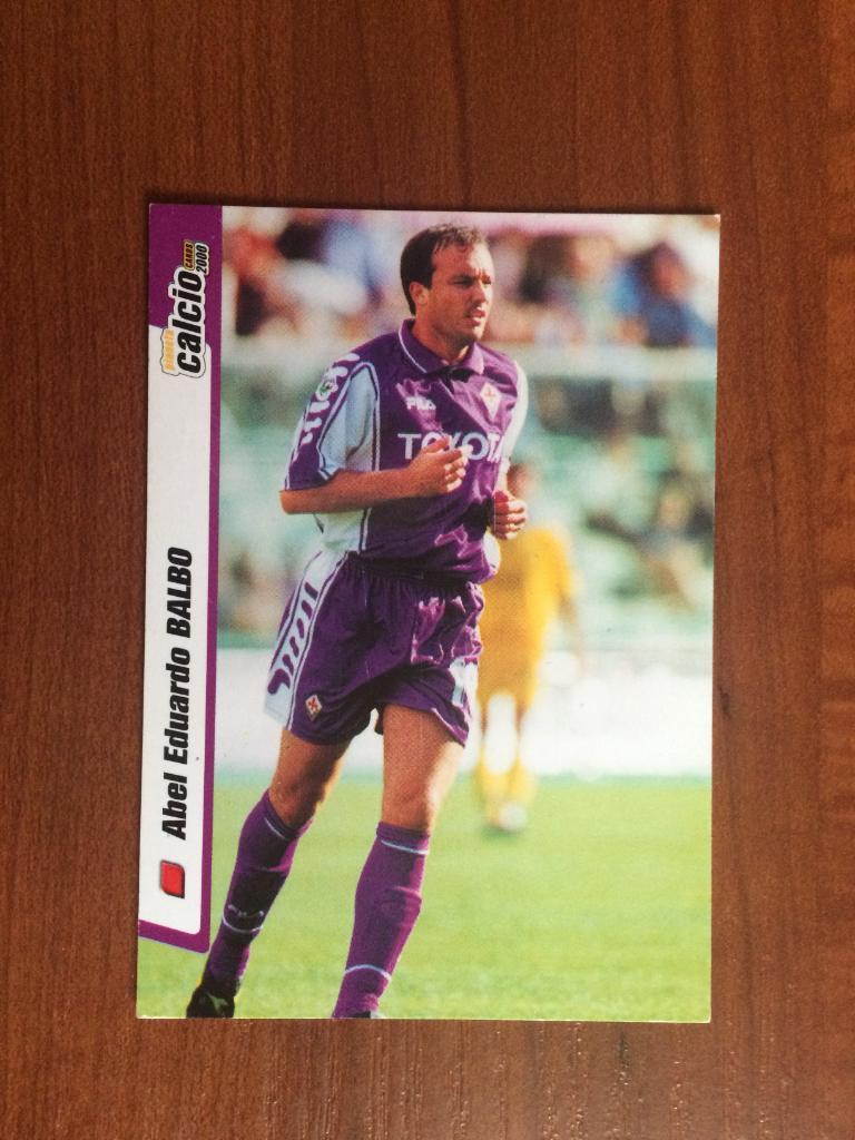 Карточка DS Pianeta Calcio 1999-2000 Abel Balbo № 64