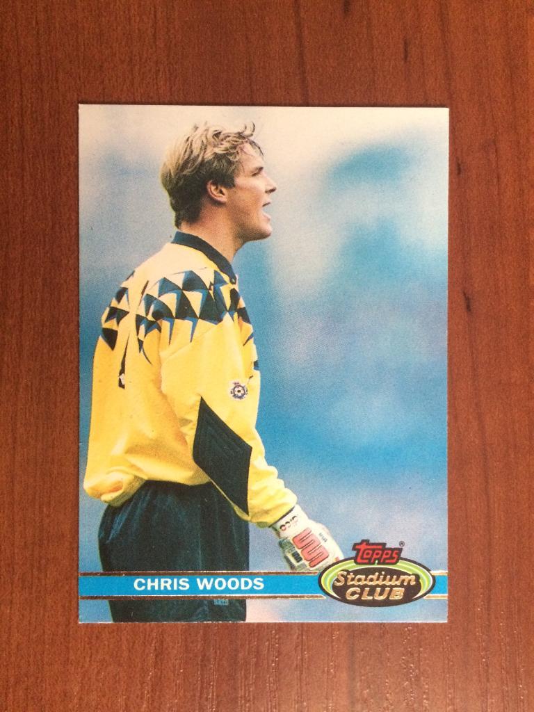 Карточка Topps Stadium Club 1992 Chris Woods № 37