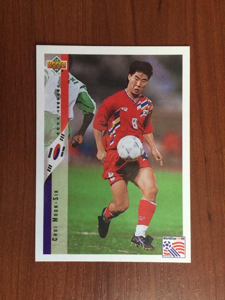 Карточка Upper Deck World Cup USA 1994 Choi Moon-Sik № 225