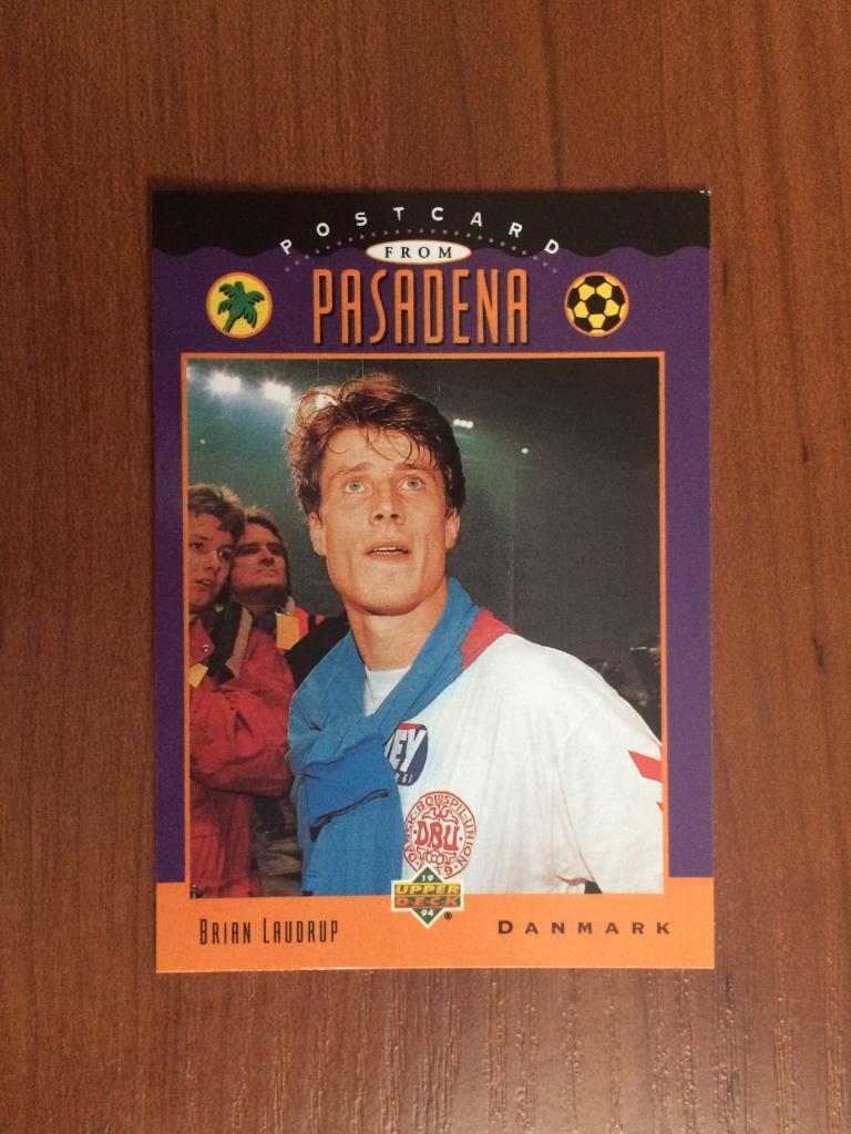 Карточка Upper Deck World Cup USA 1994 Brian Laudrup № UD1