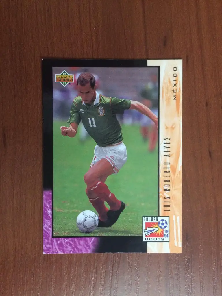 Карточка Upper Deck World Cup USA 1994 Luis Roberto Alves № UD29