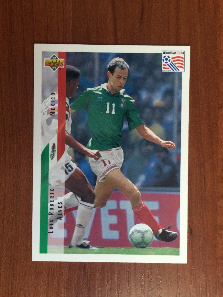 Карточка 1994 Upper Deck World Cup English/Spanish Luis Roberto Alves № 43
