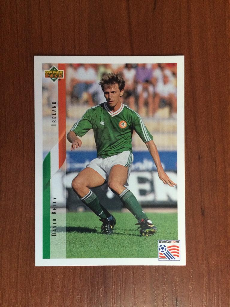 Карточка 1994 Upper Deck World Cup English/Spanish David Kelly № 211