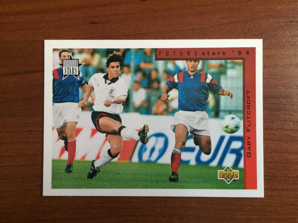 Карточка 1994 Upper Deck World Cup English/Spanish Gary Flitcroft № 298