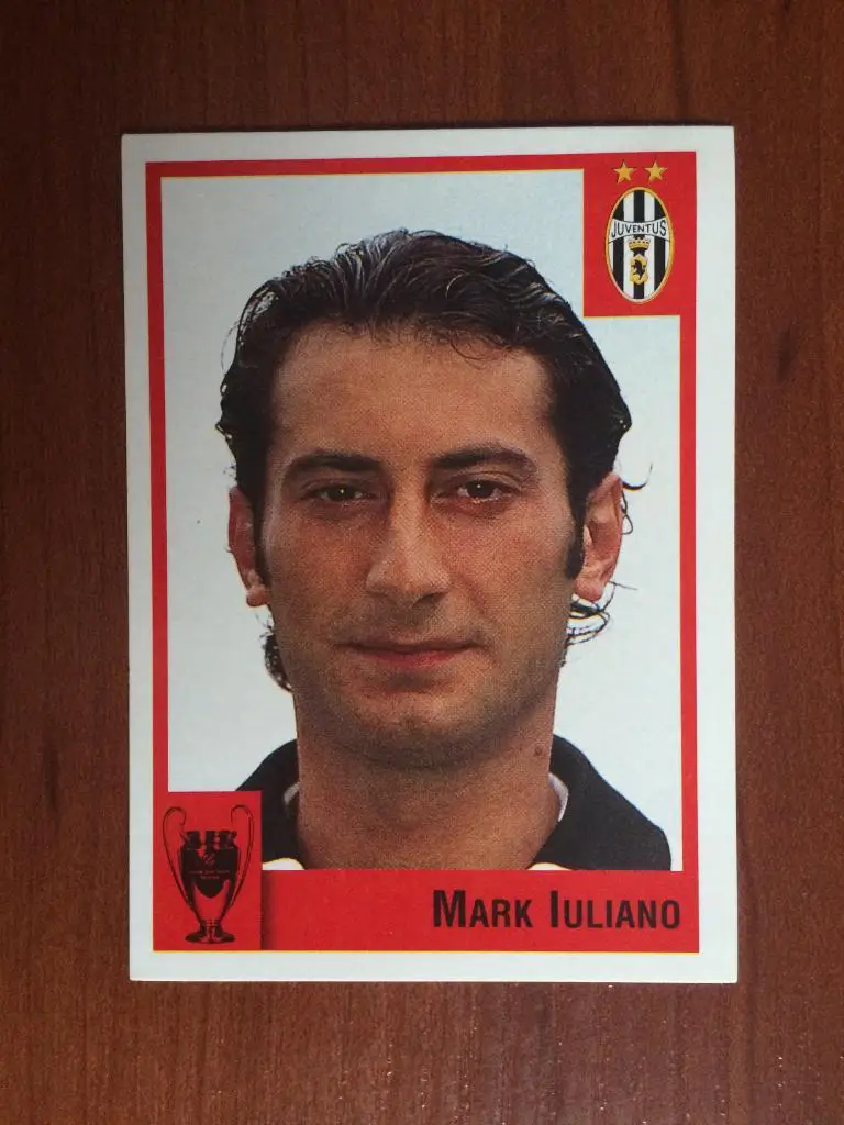 Наклейка Panini Calcio Coppe 1997-1998 Mark Iuliano № 19