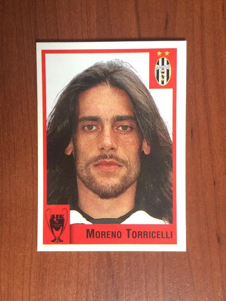 Наклейка Panini Calcio Coppe 1997-1998 Moreno Torricelli № 22