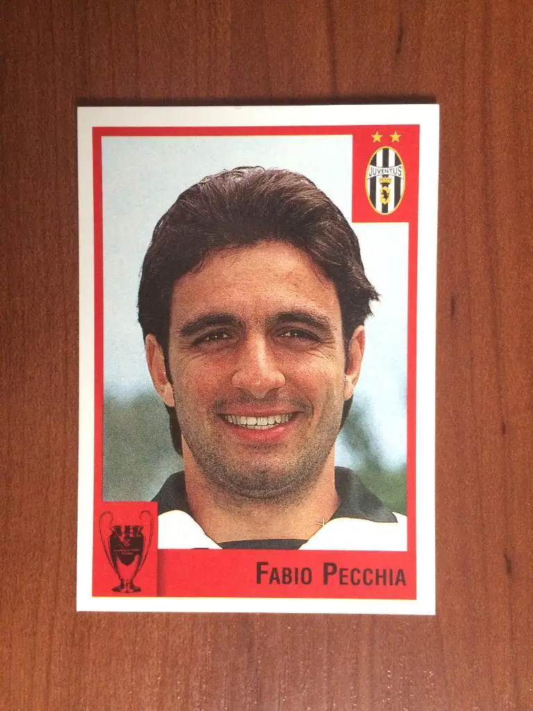 Наклейка Panini Calcio Coppe 1997-1998 Fabio Pecchia № 26