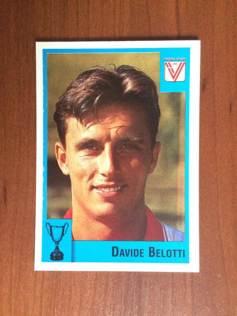 Наклейка Panini Calcio Coppe 1997-1998 Davide Belotti № 67