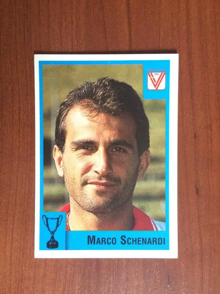 Наклейка Panini Calcio Coppe 1997-1998 Marco Schenardi № 75