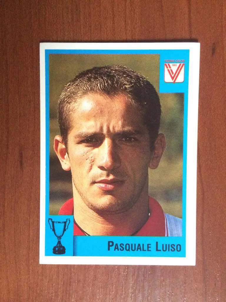 Наклейка Panini Calcio Coppe 1997-1998 Pasquale Luiso № 79