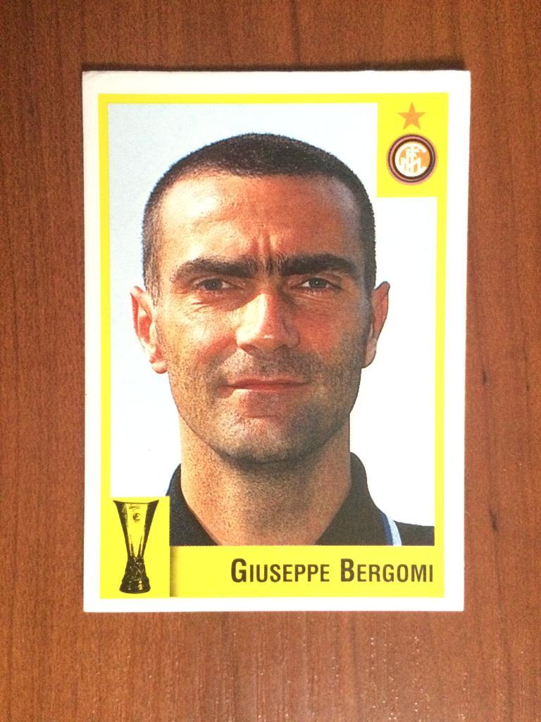 Наклейка Panini Calcio Coppe 1997-1998 Giuseppe Bergomi № 97