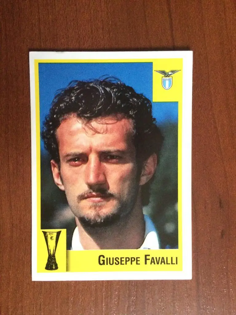 Наклейка Panini Calcio Coppe 1997-1998 Giuseppe Favalli № 117