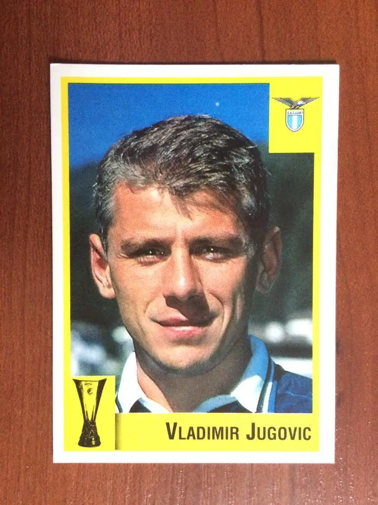 Наклейка Panini Calcio Coppe 1997-1998 Vladimir Jugovic № 123