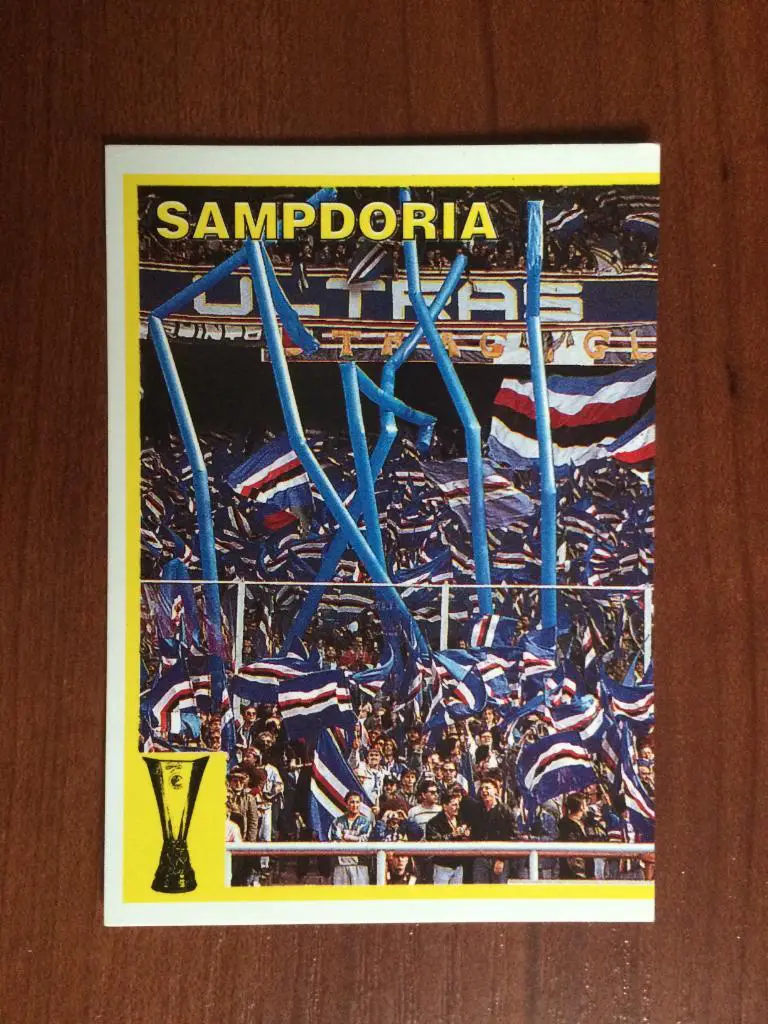 Наклейка Panini Calcio Coppe 1997-1998 Tifoseria № 132