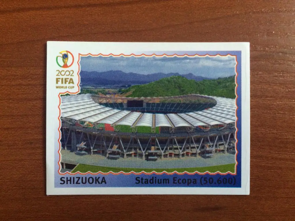 Наклейка PANINI Чемпионат Мира 2002 Shizuoka - Stadium Ecopa № 24