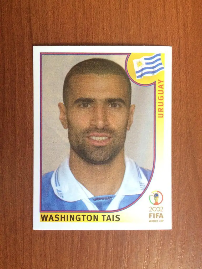 Наклейка PANINI Чемпионат Мира 2002 Washington Tais № 64