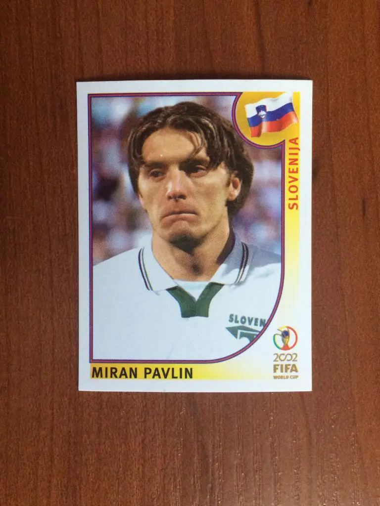 Наклейка PANINI Чемпионат Мира 2002 Miran Pavlin № 125